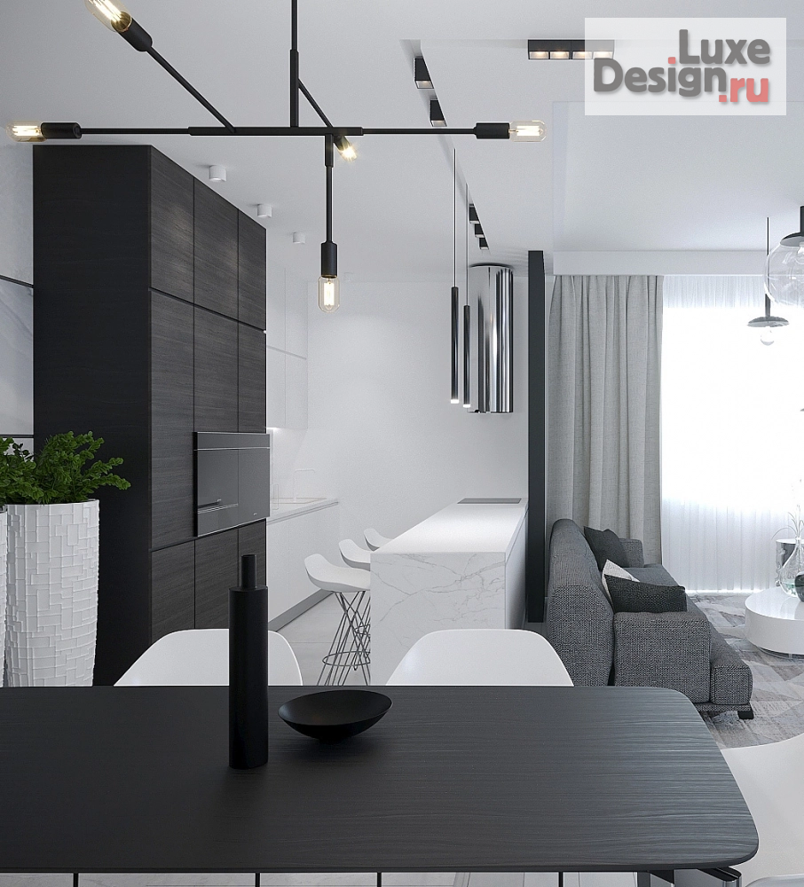 Дизайн интерьера гостиной "Гостиная-студия" (фото 5)