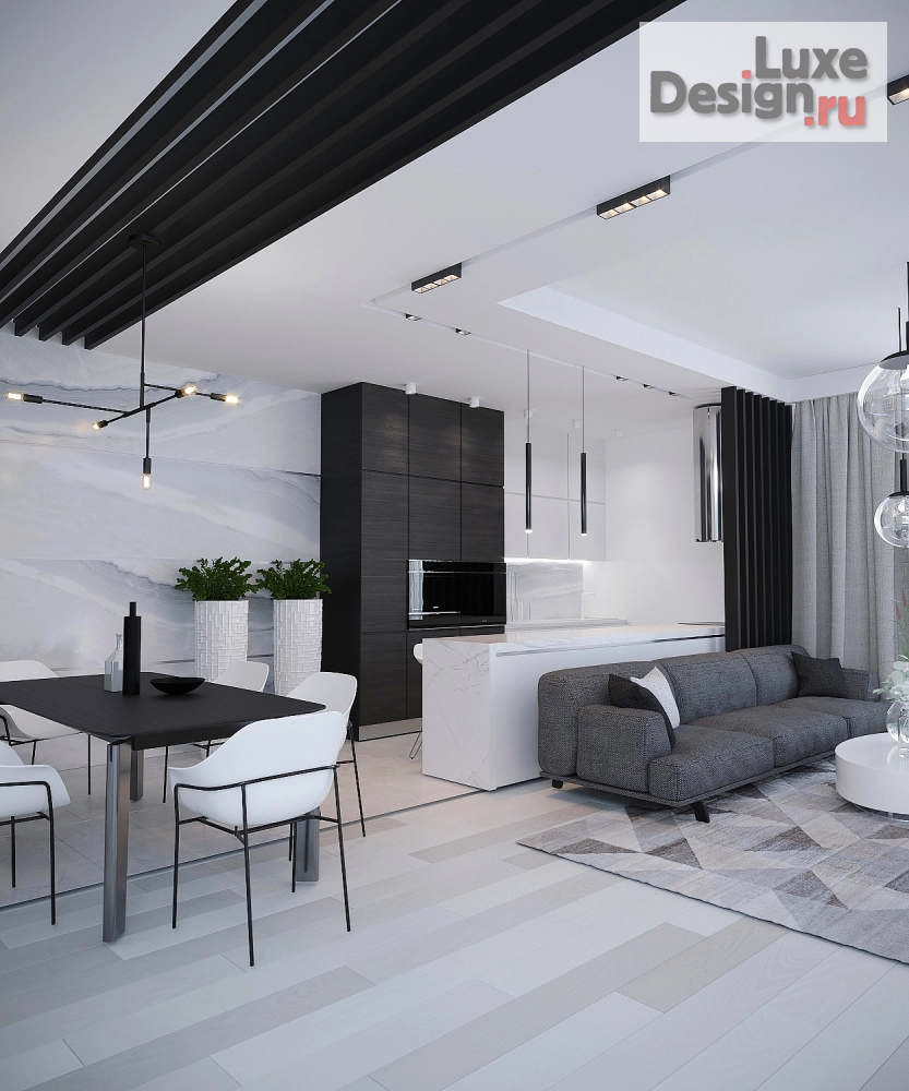 Дизайн интерьера гостиной "Гостиная-студия" (фото 2)