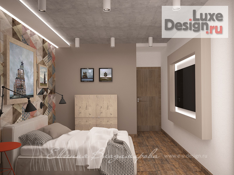 Дизайн интерьера апартаментов "Квартира в двух уровнях в г. Москва" (фото 12)