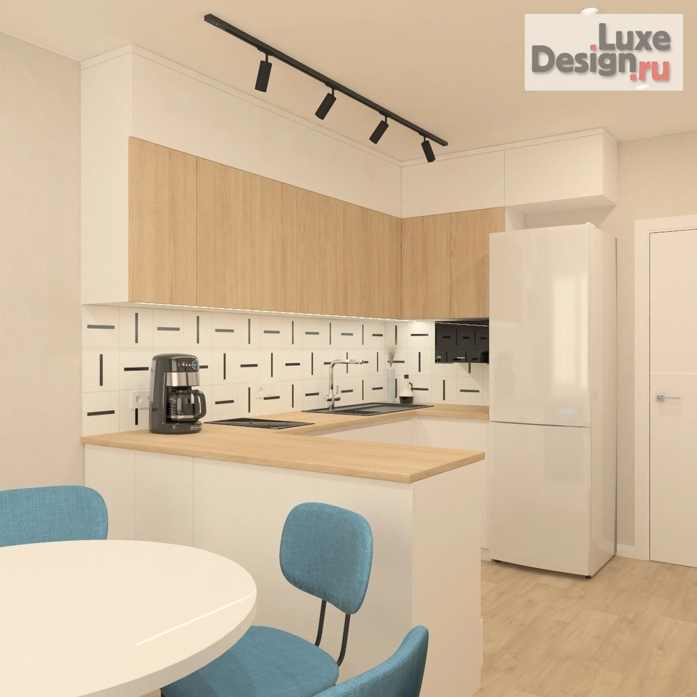 Дизайн интерьера двухкомнатной квартиры "Двухкомнатная квартира г.Тольятти ЖК Новая Заря" (фото 13)