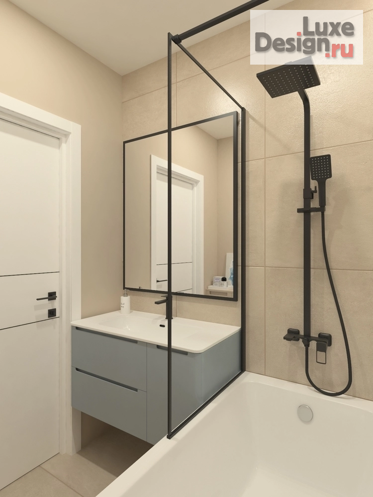 Дизайн интерьера двухкомнатной квартиры "Двухкомнатная квартира г.Тольятти ЖК Новая Заря" (фото 11)