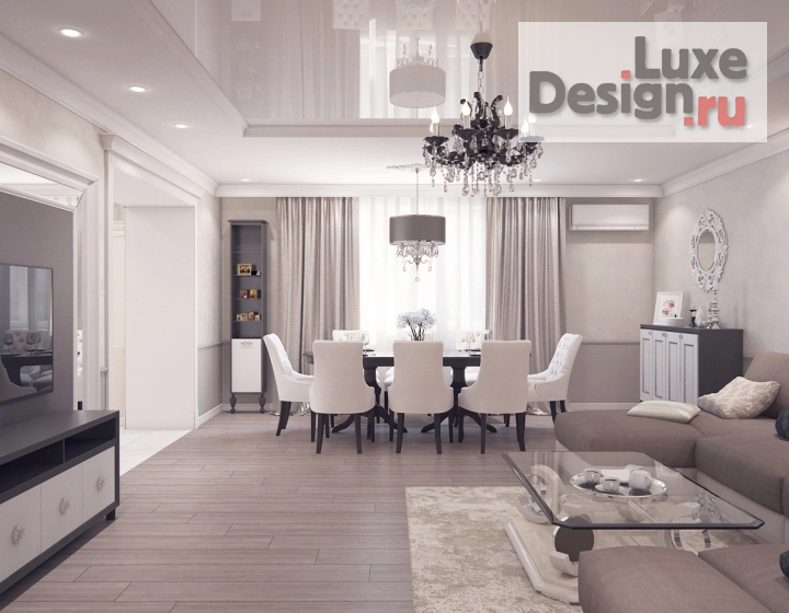 Дизайн интерьера гостиной "Проект гостиной" (фото 2)