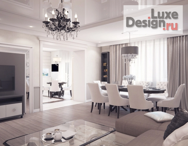 Дизайн интерьера гостиной "Проект гостиной" (фото 3)