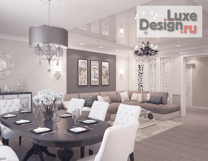 Дизайн интерьера гостиной "Проект гостиной" (фото 4)