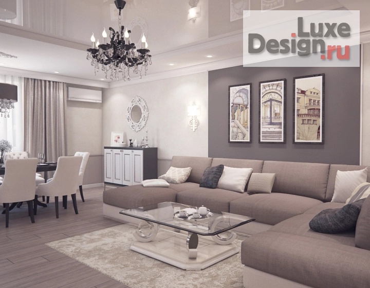 Дизайн интерьера гостиной "Проект гостиной" (фото 5)