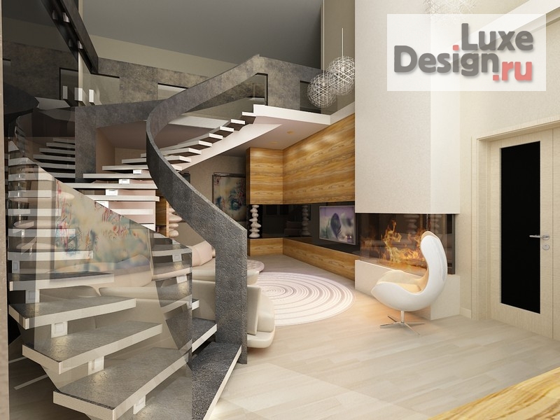 Дизайн интерьера коттеджа "Проект коттеджа" (фото 1)