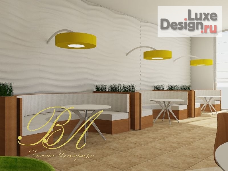 Дизайн интерьера кафе "Проект эко-кафе" (фото 4)