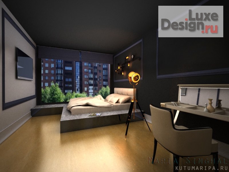 Дизайн интерьера комнаты "Проект спальни" (фото 2)