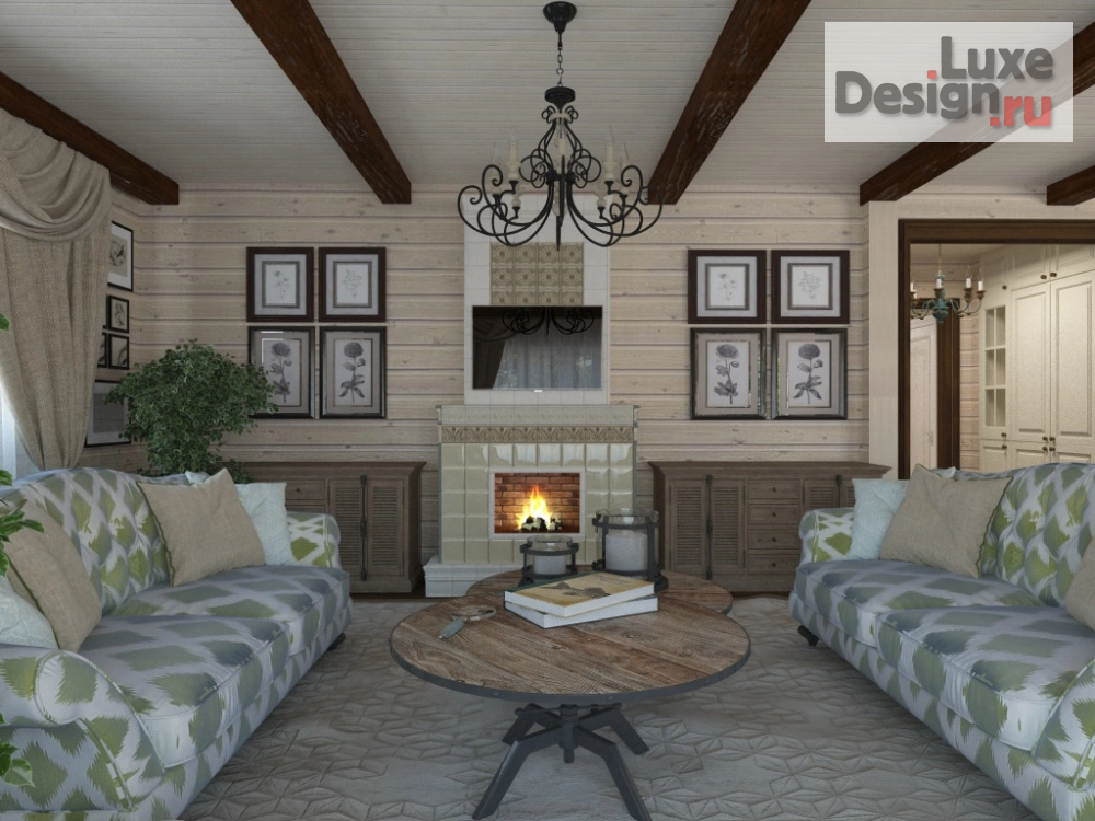 Дизайн интерьера загородного дома "Проект загородного дома с. Ягодное" (фото 2)