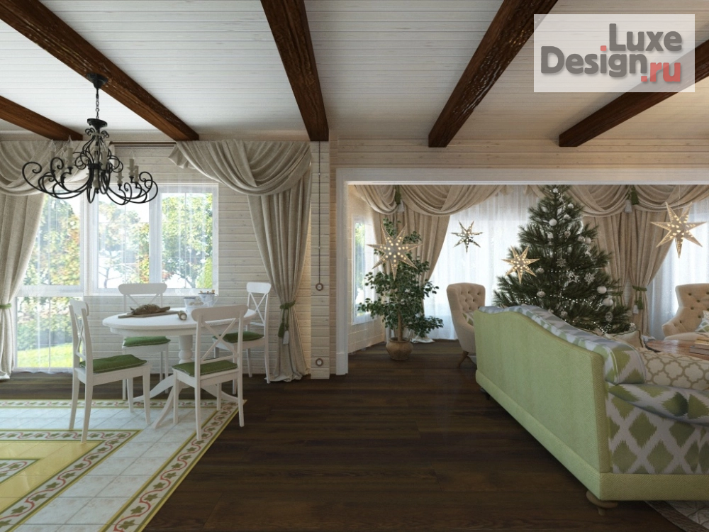 Дизайн интерьера загородного дома "Проект загородного дома с. Ягодное" (фото 6)