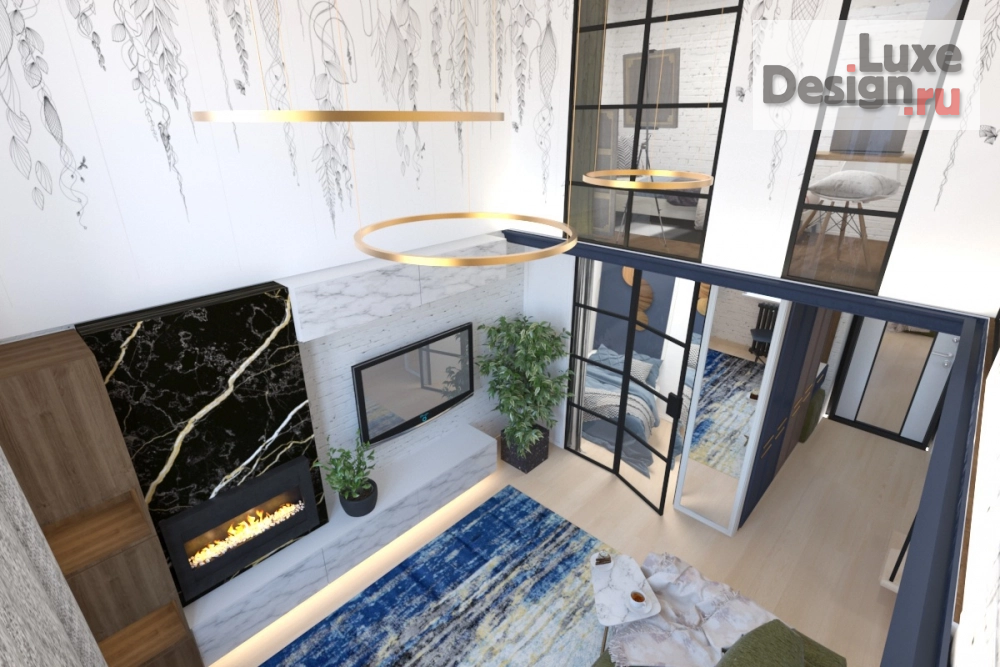 Дизайн интерьера квартиры студии "Квартира 42 метра Тольятти" (фото 5)